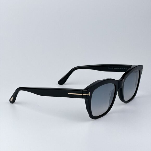 Tom Ford Women Black Gradient Square BRAND NEW Sunglasses LAUREN FT0614/S 01C - Picture 5 of 10